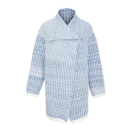 Poomi Poomi Gebreid vest blauw / wolwit