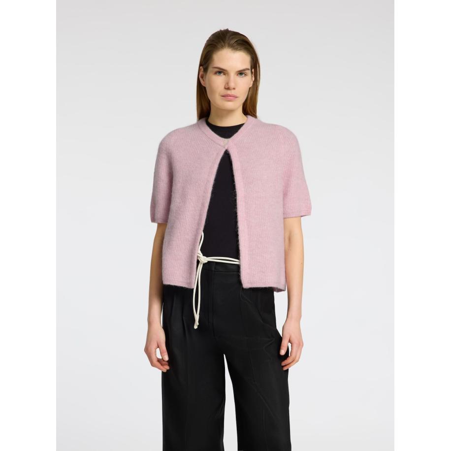 Selected SELECTED Gebreid vest pink -