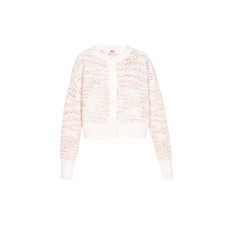 MYMO MYMO Gebreid vest beige / wit