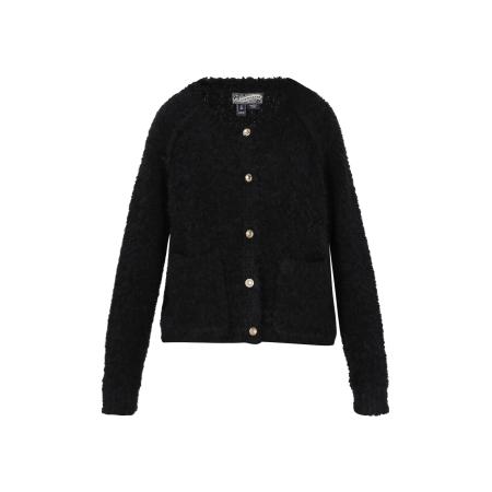 DreiMaster DreiMaster Vintage Gebreid vest zwart