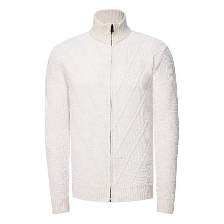 Rusty Neal Rusty Neal Gebreid vest ecru