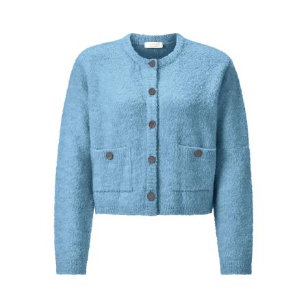 Rich & Royal Rich & Royal Gebreid vest lichtblauw