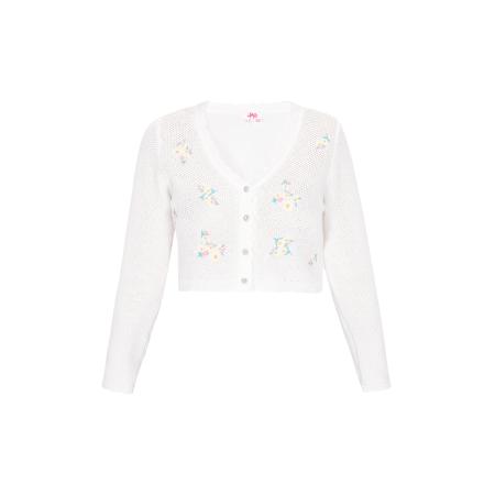 MYMO MYMO Gebreid vest Comfy pasteelgeel / pastelgroen / rosa / offwhite