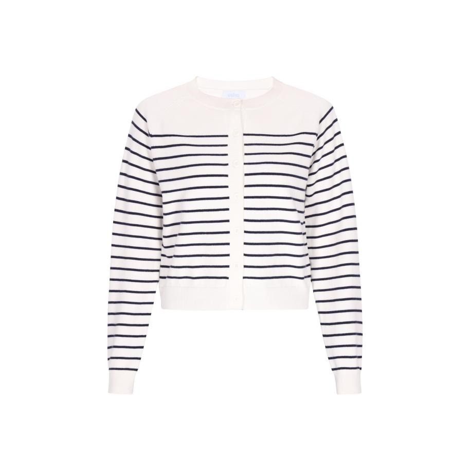 Usha usha BLUE LABEL Gebreid vest zwart / wit -