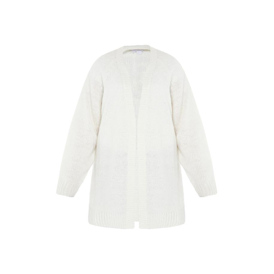 Usha usha WHITE LABEL Gebreid vest wit -