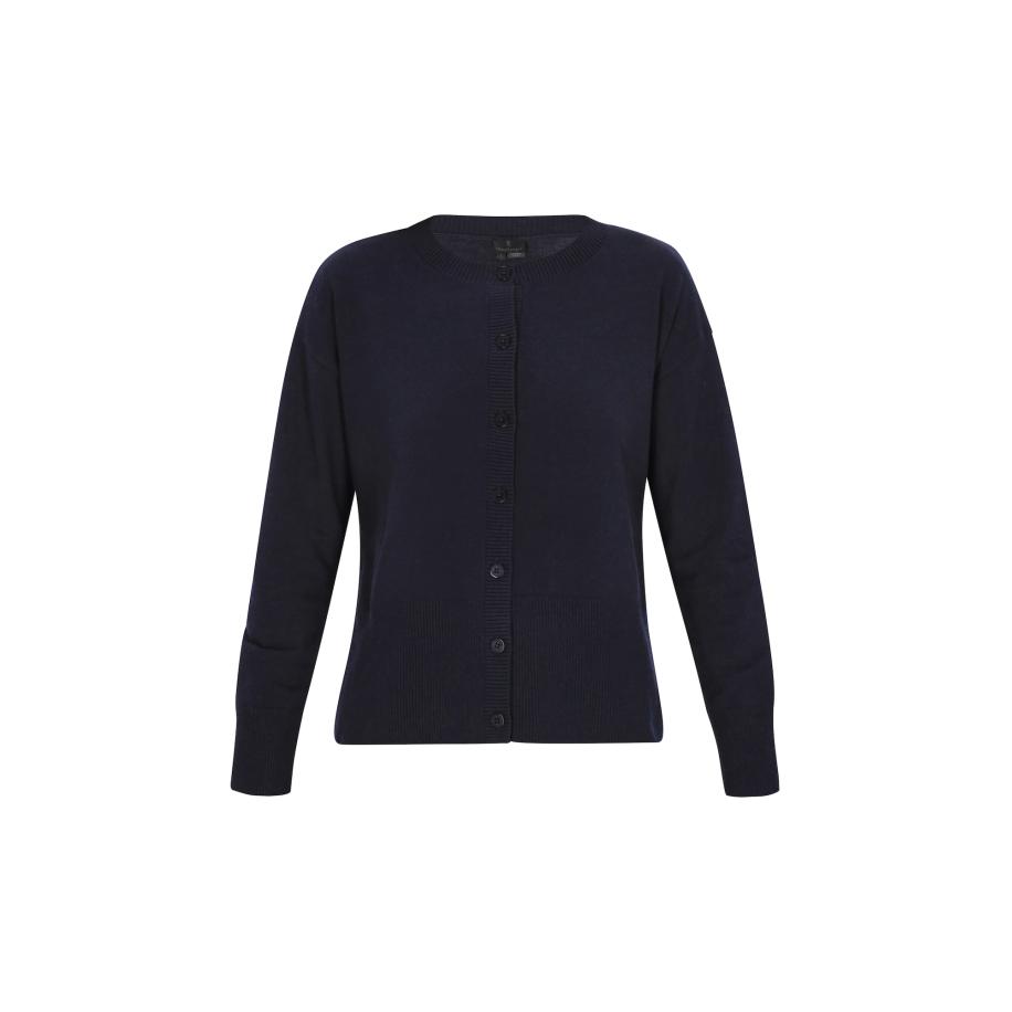 DreiMaster DreiMaster Klassik Gebreid vest marine -