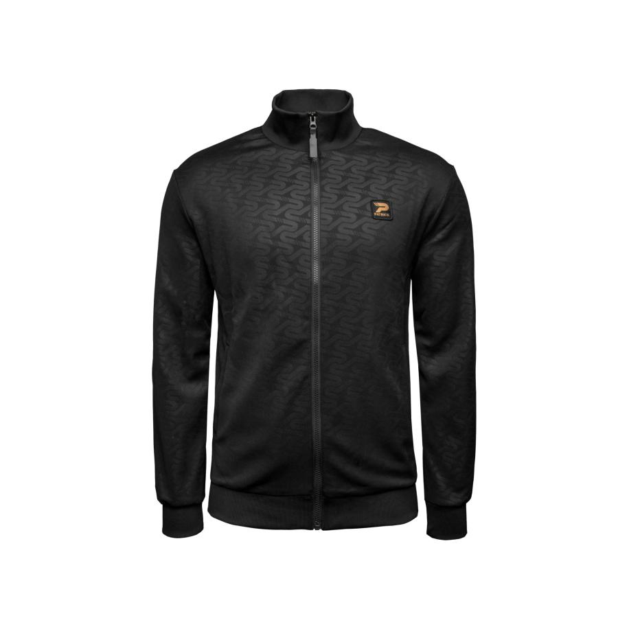 Patrick Sweatvest Patterson donkergrijs / zwart Zwart