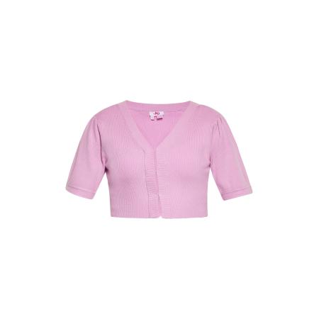 MYMO MYMO Gebreid vest lichtroze