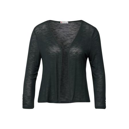 Street One STREET ONE Gebreid vest Suse donkergroen