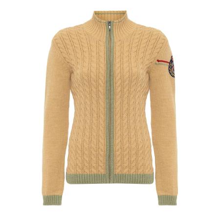 Jacey Quinn Jacey Quinn Gebreid vest beige / navy / kaki / donkerrood