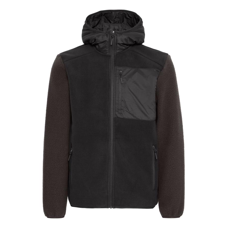 North Bend North Bend Fleece jas Matej zwart -