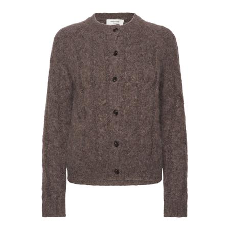Rosemunde rosemunde Gebreid vest bruin gemêleerd