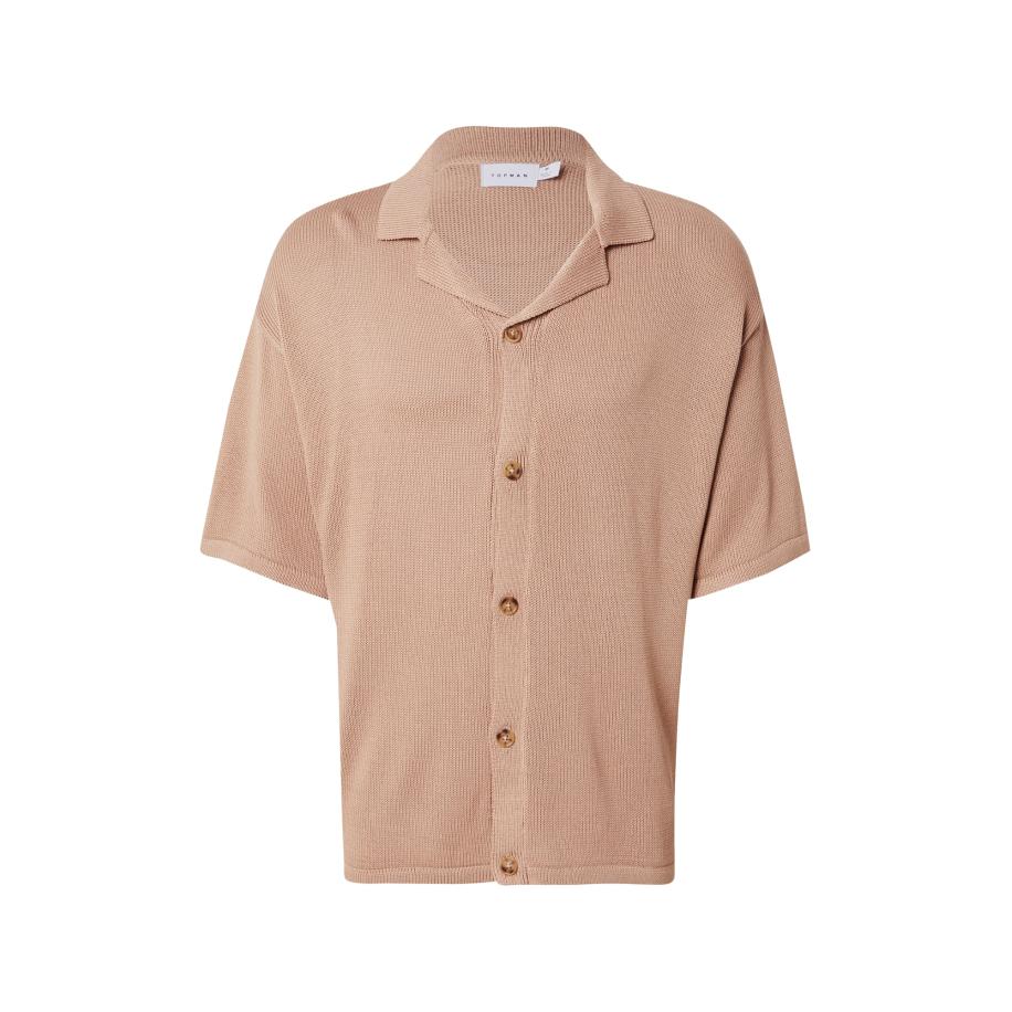 Topman TOPMAN Gebreid vest camel -
