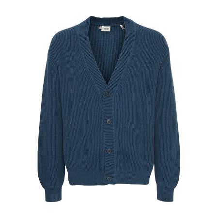 Solid !Solid Gebreid vest donkerblauw