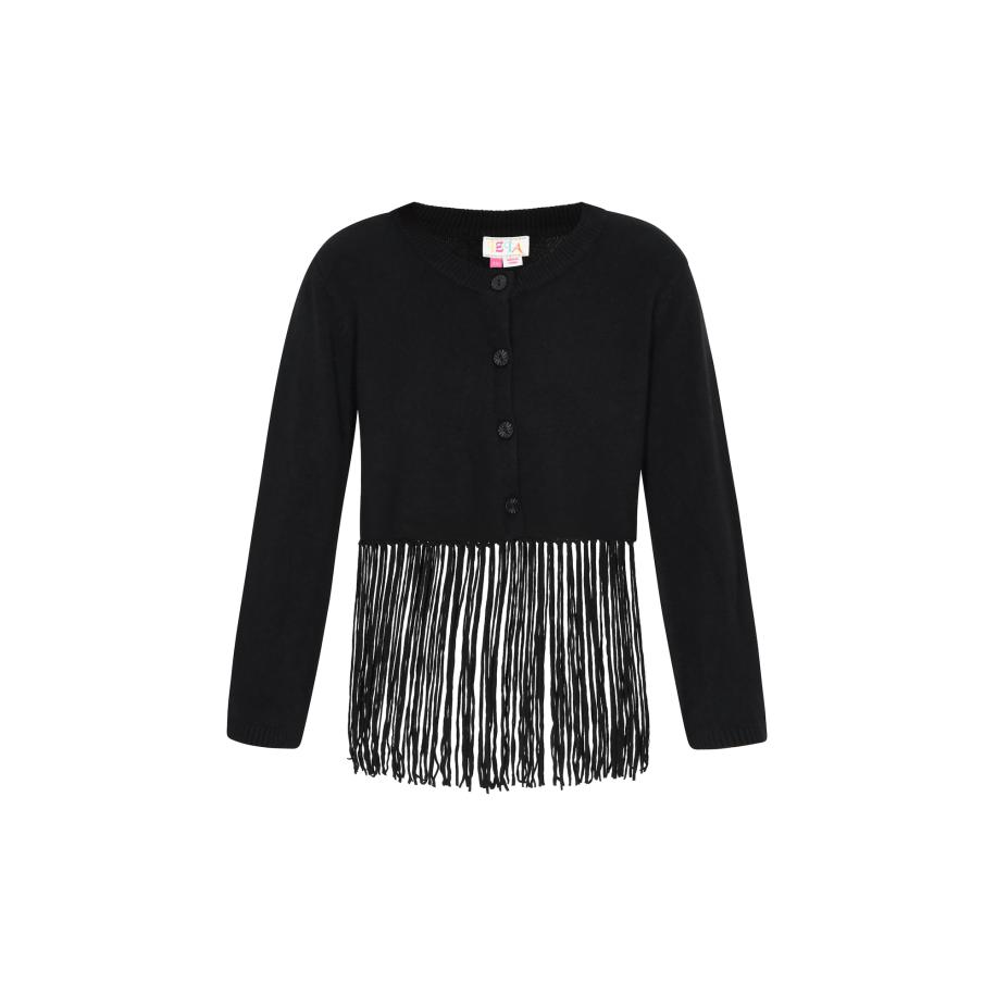 IZIA IZIA Gebreid vest zwart -