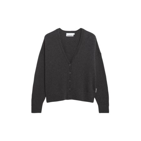 Armedangels ARMEDANGELS Gebreid vest grijs gemêleerd