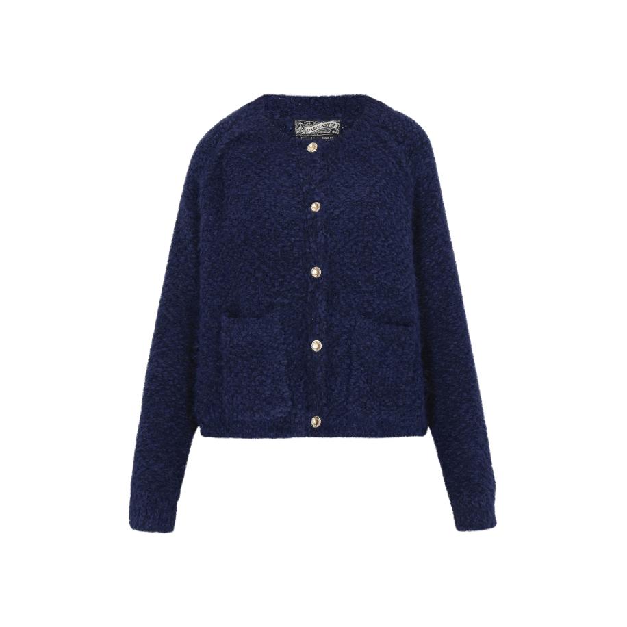 DreiMaster DreiMaster Vintage Gebreid vest navy -