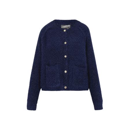 DreiMaster DreiMaster Vintage Gebreid vest navy