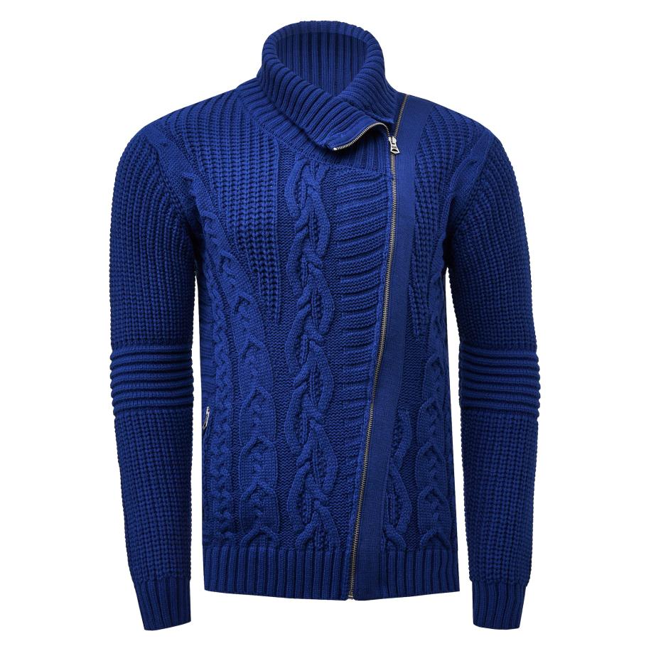 Rusty Neal Rusty Neal Gebreid vest indigo -