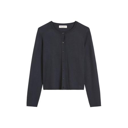 Marc O'Polo Marc OPolo Gebreid vest donkerblauw