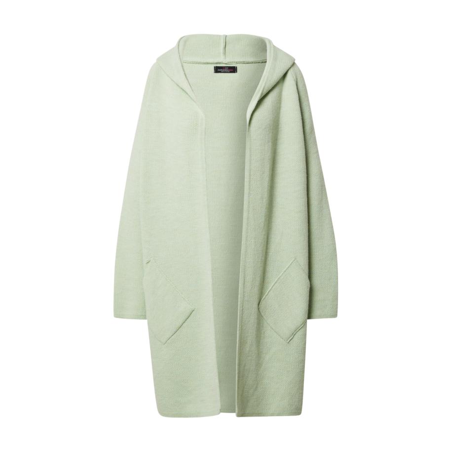 zwillingsherz Zwillingsherz Gebreid vest Annabell mintgroen -