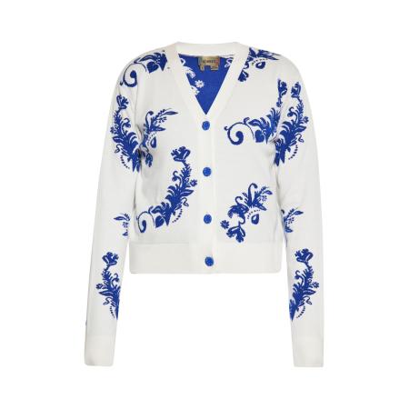 ebeeza ebeeza Gebreid vest blauw / wolwit