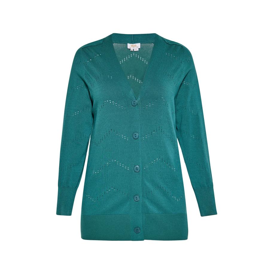 Usha usha FESTIVAL Gebreid vest groen -