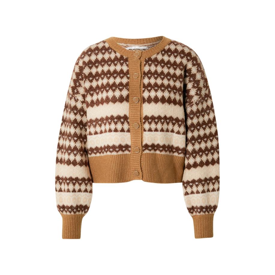 Only ONLY Gebreid vest beige / bruin -