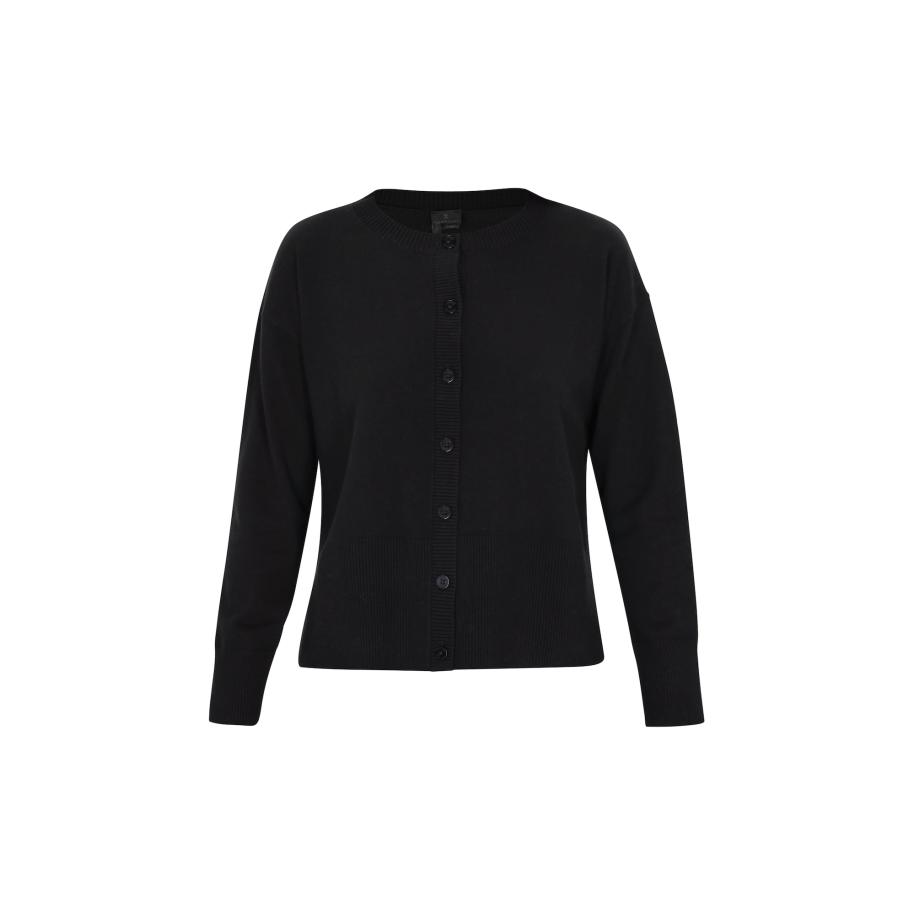 DreiMaster DreiMaster Klassik Gebreid vest zwart -