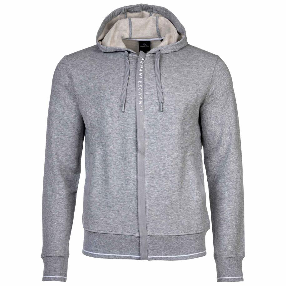 Armani ARMANI EXCHANGE Sweatvest grijs gemêleerd -