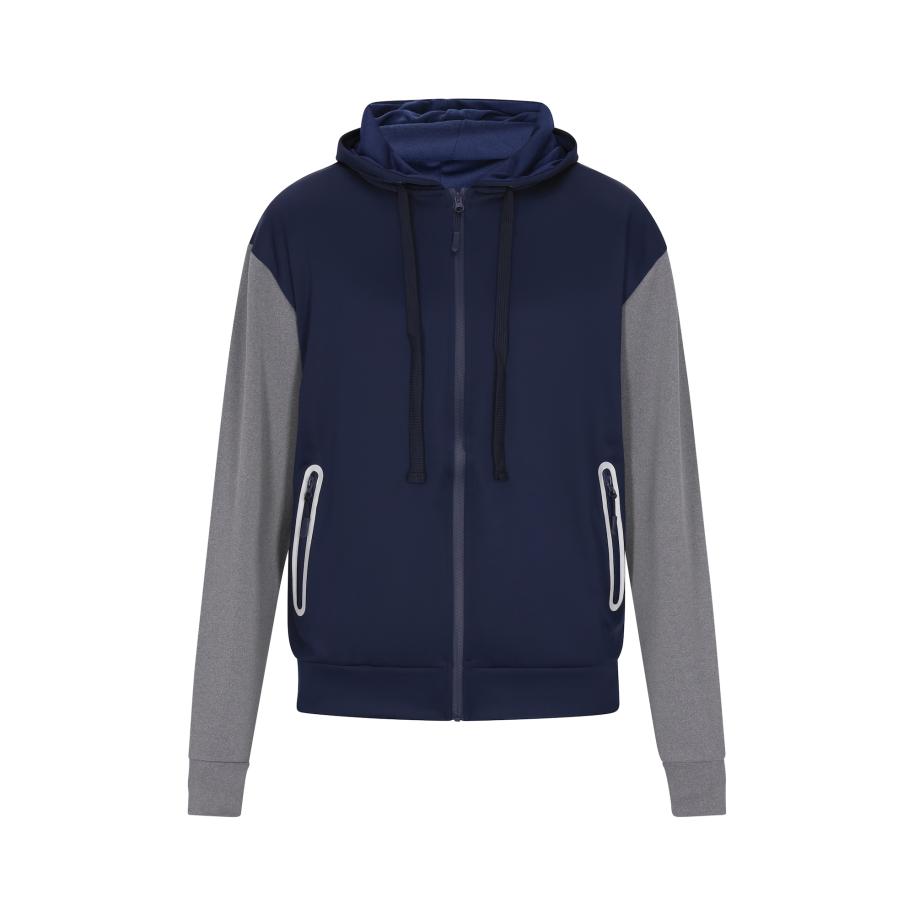 TUFFSKULL TUFFSKULL Sweatvest marine / grijs gemêleerd -