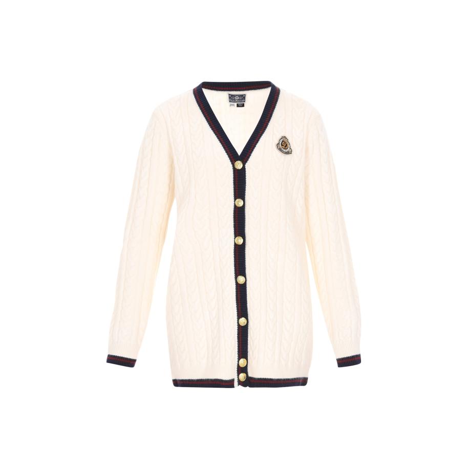 DreiMaster DreiMaster Maritim Gebreid vest zwart / offwhite -