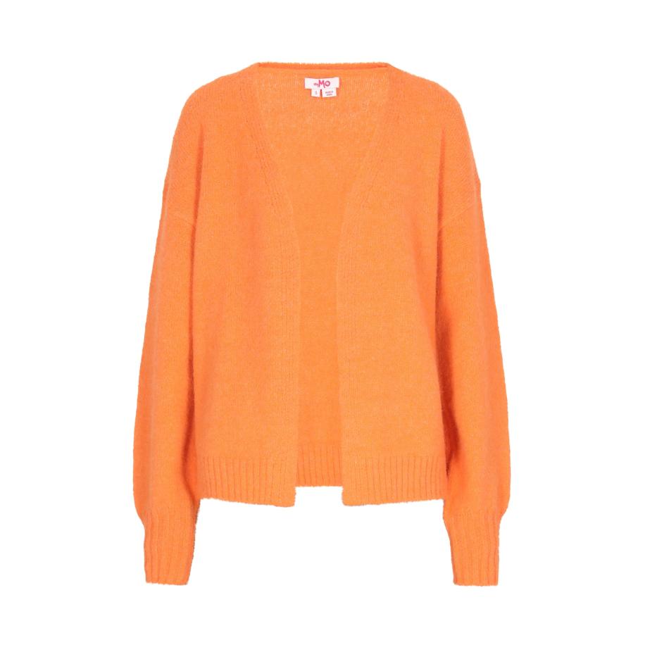 MYMO MYMO Gebreid vest mandarijn -