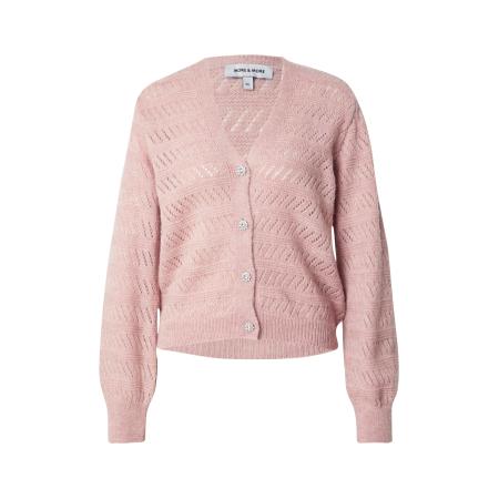 More & More MORE & MORE Gebreid vest oudroze