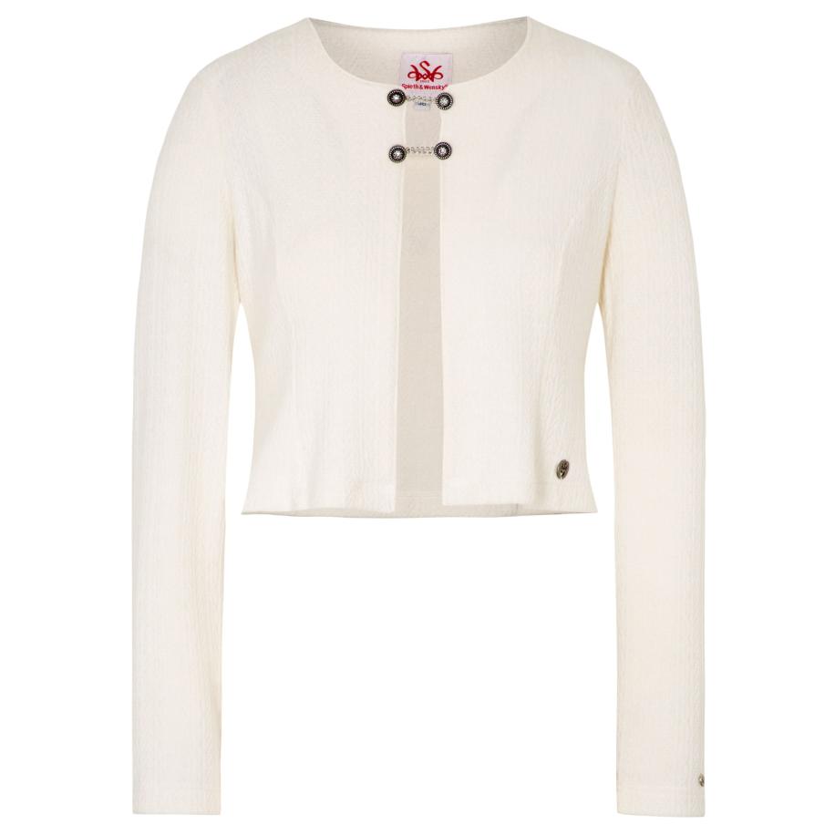 Spieth & Wensky SPIETH & WENSKY Gebreid vest Emana wit -