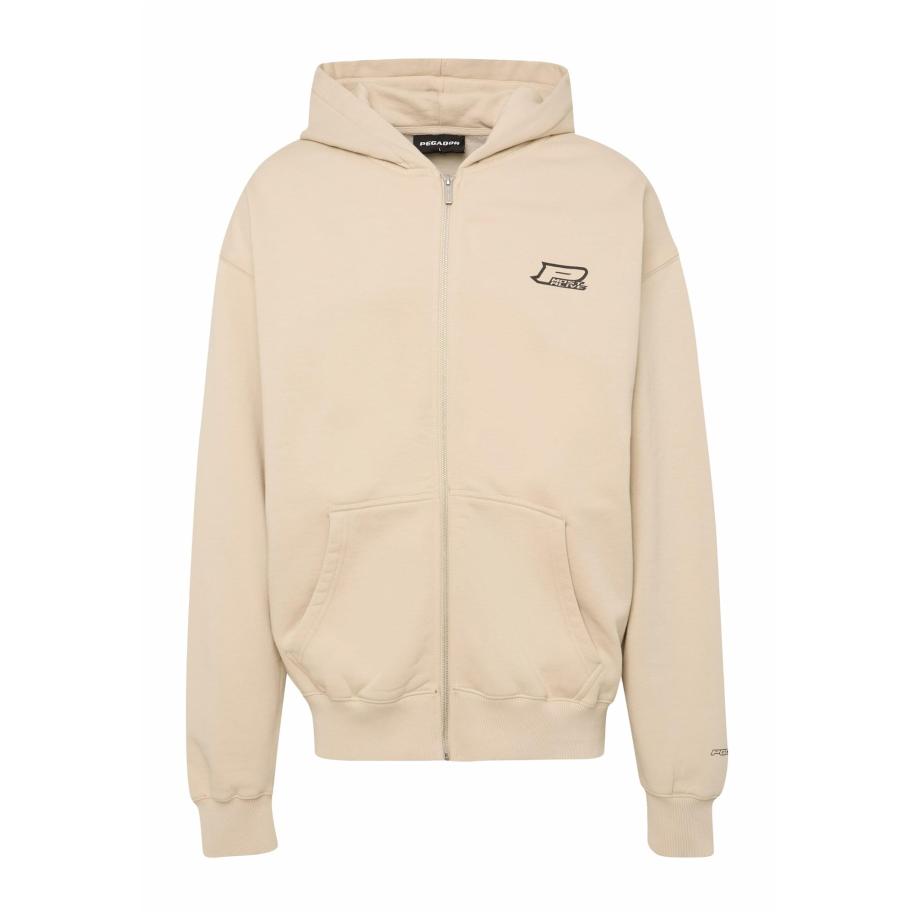 Pegador Pegador Sweatvest Fox taupe / zwart -