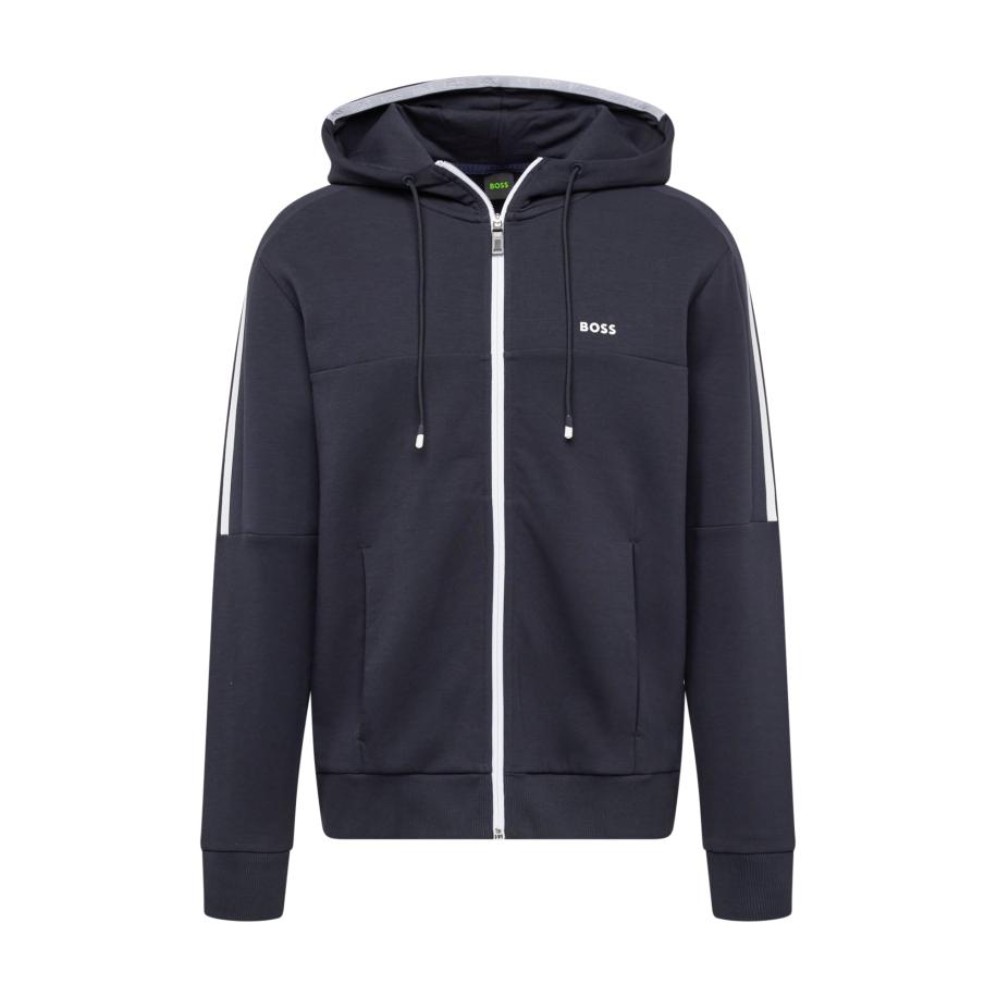 Hugo Boss BOSS Sweatvest Saggynos nachtblauw / wit -