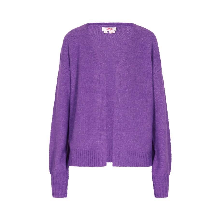 MYMO MYMO Gebreid vest lila -