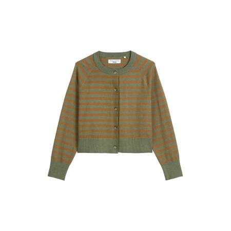 Marc O'Polo Marc OPolo DENIM Gebreid vest roestbruin / groen
