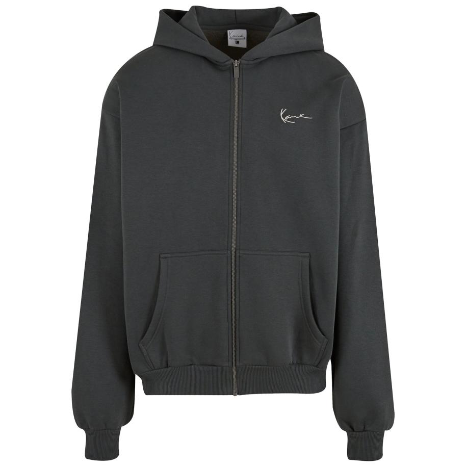 Karl Kani Karl Kani Sweatvest zilvergrijs / zwart / wit -