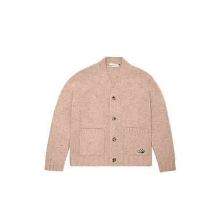 Prohibited Gebreid vest Scout beige gemêleerd