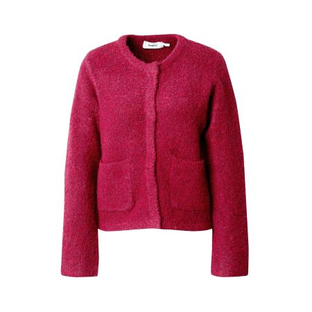 Moves Moves Gebreid vest fuchsia / donkerroze