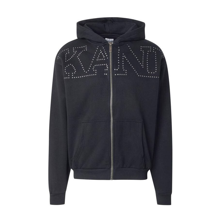 Karl Kani Karl Kani Sweatvest zwart / zilver -