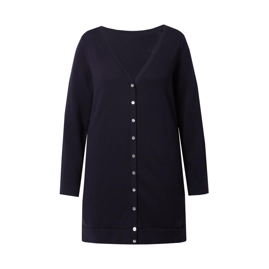 Ulla Popken Ulla Popken Gebreid vest zwart -