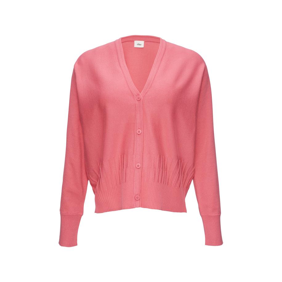 s.Oliver BLACK LABEL s.Oliver BLACK LABEL Gebreid vest zalm roze -