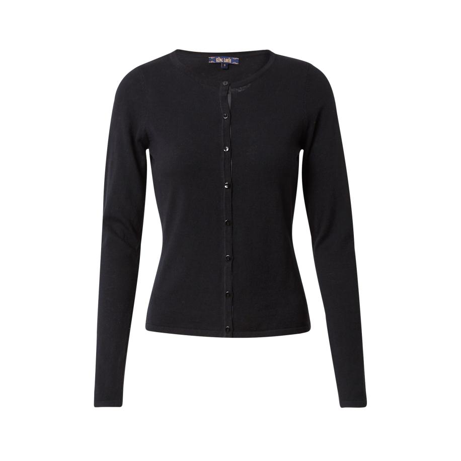 King Louie King Louie Gebreid vest zwart -