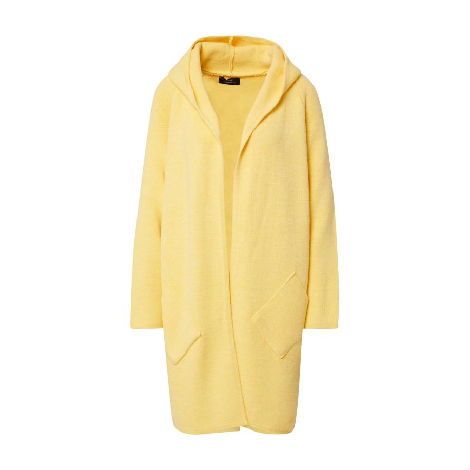 zwillingsherz Zwillingsherz Gebreid vest Annabell geel -