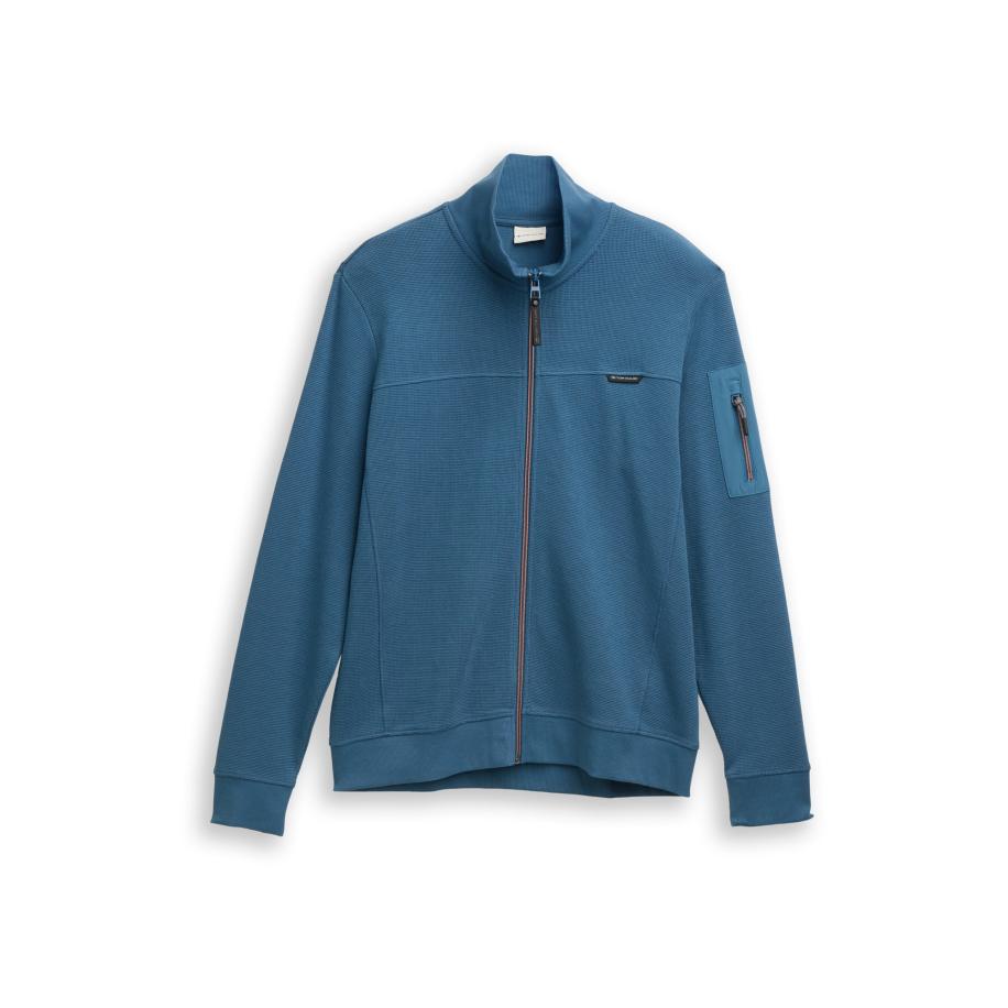 Tom Tailor TOM TAILOR Sweatvest blauw -