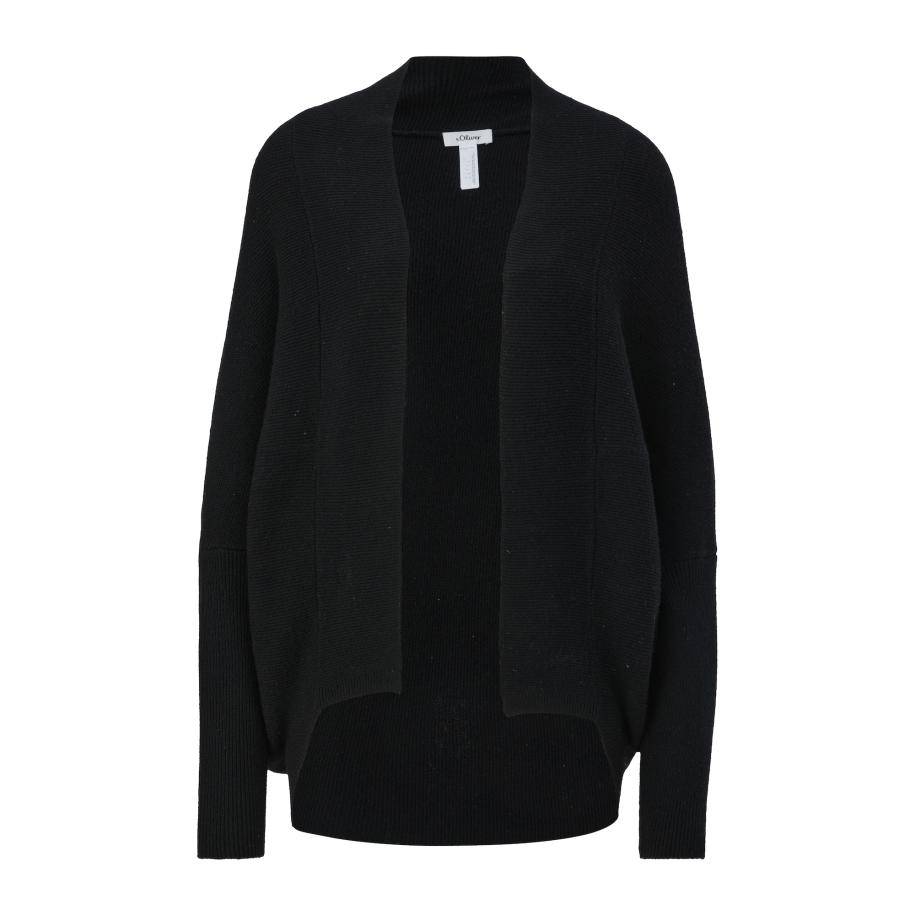 s.Oliver BLACK LABEL s.Oliver BLACK LABEL Gebreid vest zwart -