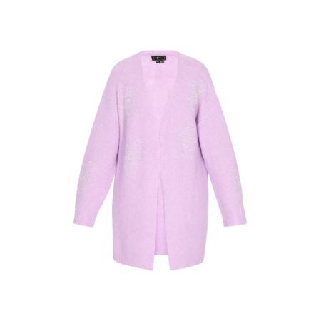 Faina faina Gebreid vest lavendel